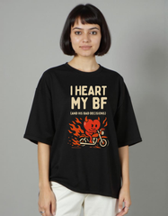 I Heart My BF Oversized T-Shirt