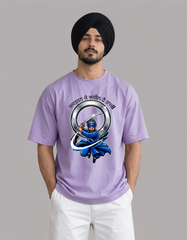 Shastran ke adheen hai raj Terry Oversized T-shirt