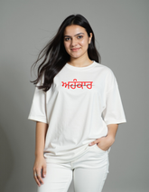 Ahankaar In Punjabi Unisex Oversized T-Shirt