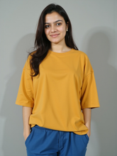 Golden Yellow Oversized T-Shirt