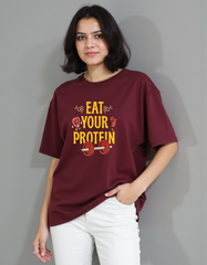 Eat Your Protein Oversized Classic T-Shirt