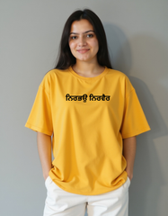 Nirbhau Nirvair Oversized Classic T-Shirt
