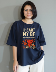 I Heart My BF Oversized T-Shirt