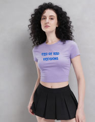 CEO Of Bad Decisions Baby Tee