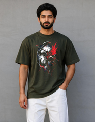 Anime Superhero Oversized Classic T-Shirt