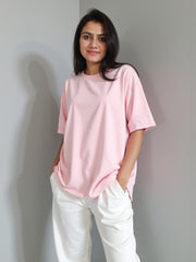 Light baby Pink Oversized T-Shirt