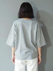 Grey Solid Oversized  T-Shirt
